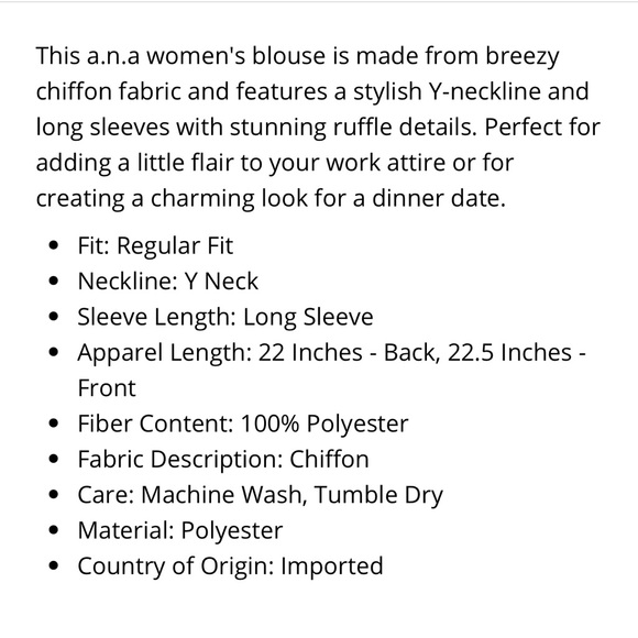 A.n.a Snake Print Ruffled Top - Picture 9 of 9